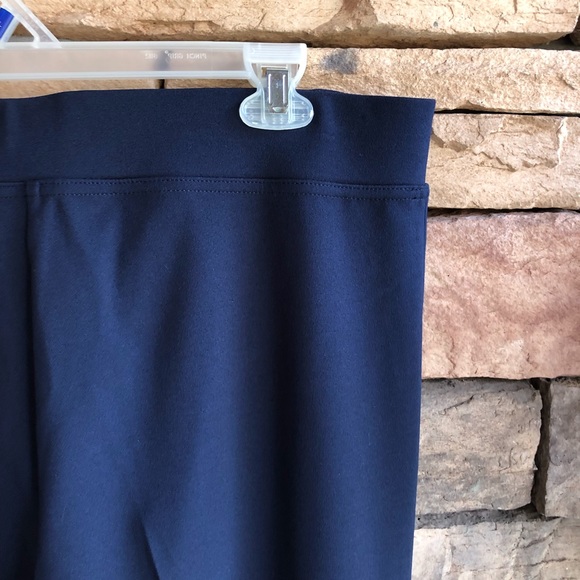 Calvin Klein navy blue stretch dress Pants NWT L - Picture 5 of 7